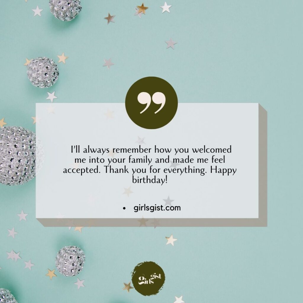 11 - Heartfelt in-law Birthday Wishes