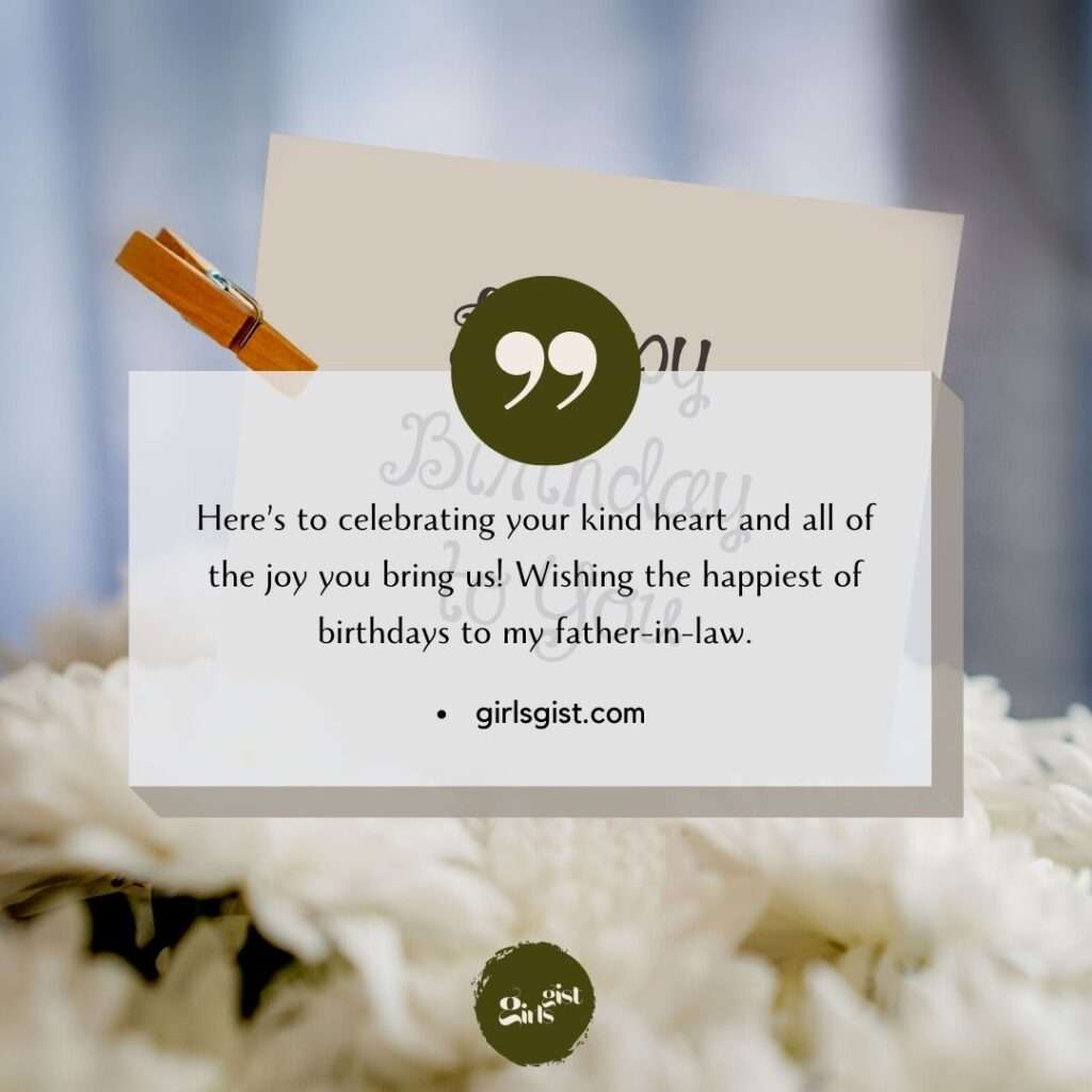 5 - Heartfelt in-law Birthday Wishes