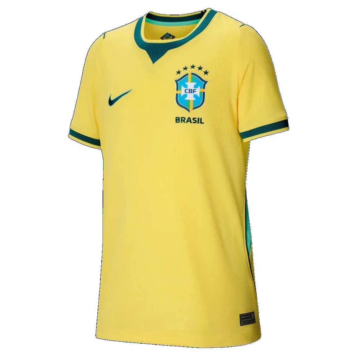 Brazilië WK 2026 kindershirt in kanariegeel, juniorversie van het thuisshirt