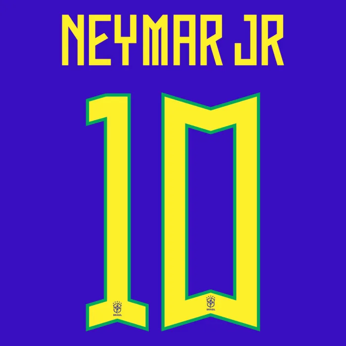 Brazilië WK 2026 shirt met Neymar 10-bedrukking op het thuisshirt