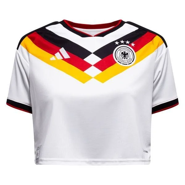 Duitsland shirt kindermaten en damesfit — maatvergelijking heren dames kind