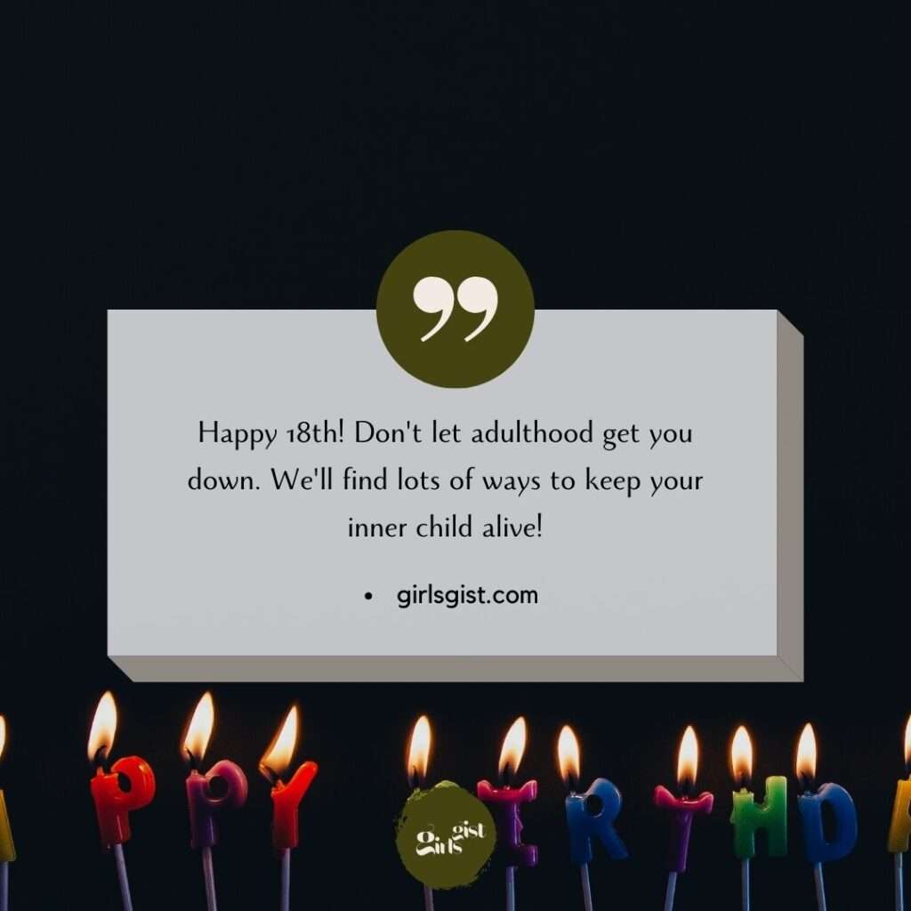 4 - 18th birthday wishes