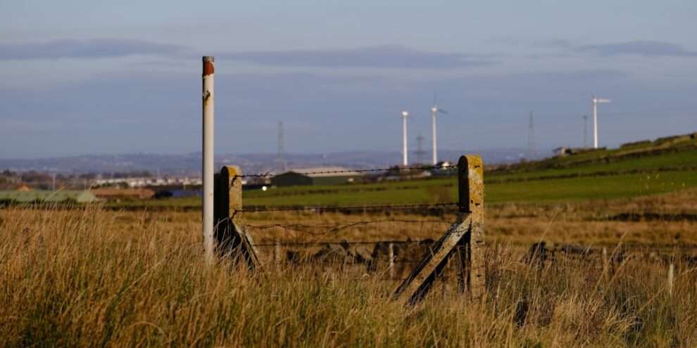 Photo moors landscape